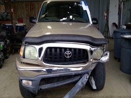 2004 TOYOTA TACOMA, GOLD, SR5 MODEL, PRE-RUNNER, EXTD CAB, 2.7L, AT. 2WD